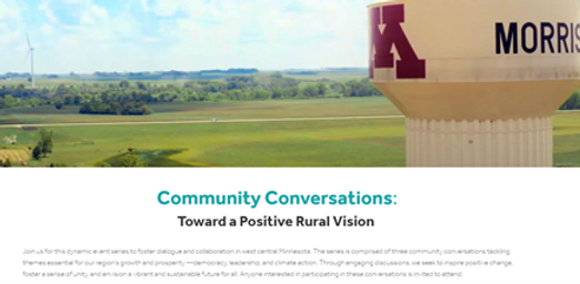 Morris Community Conversations; Towards A Positive Rural Vision